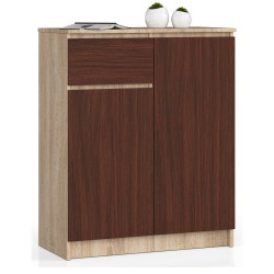 KOMODA K80 2D 1SZ CLP PK DĄB SONOMA / WENGE