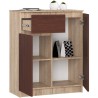 KOMODA K80 2D 1SZ CLP PK DĄB SONOMA / WENGE