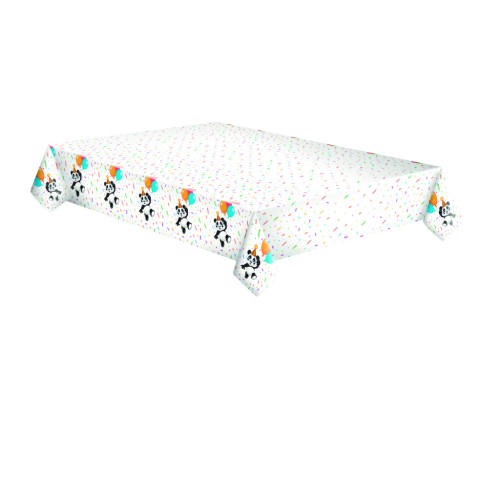 Animals Funny Panda paper tablecloth 120x180 cm