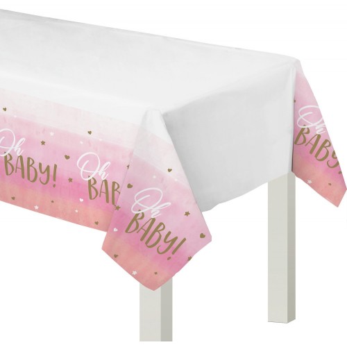 Baby Oh Girl plastic tablecloth 137x259 cm