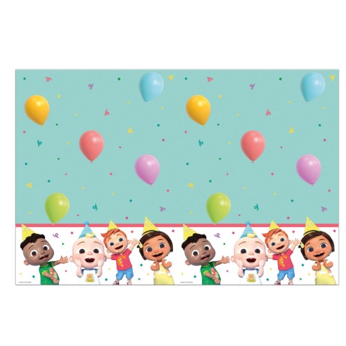 Cocomelon Birthday plastic tablecloth 120x180 cm