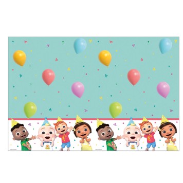 Cocomelon Birthday plastic tablecloth 120x180 cm