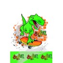 Dinosaur Crazy paper tablecloth 120x180 cm