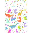 Dinosaur Funny paper tablecloth 120x180 cm