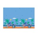Disney Lilo and Stitch Angel plastic tablecloth 120x180 cm