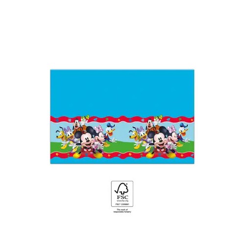 Disney Mickey  Rock the House paper tablecloth 120x180 cm FSC