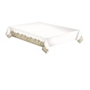 Colour Gold Decorative paper tablecloth 120x180 cm