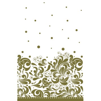 Colour Gold Decorative paper tablecloth 120x180 cm