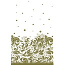 Colour Gold Decorative paper tablecloth 120x180 cm