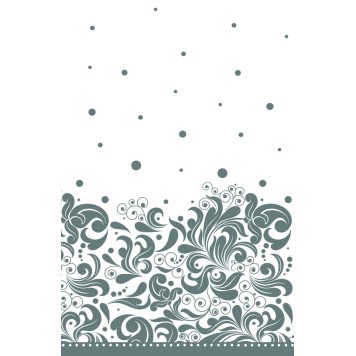 Colour Silver Decorative paper tablecloth 120x180 cm