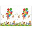 Jungle Balloons plastic tablecloth 120x180 cm