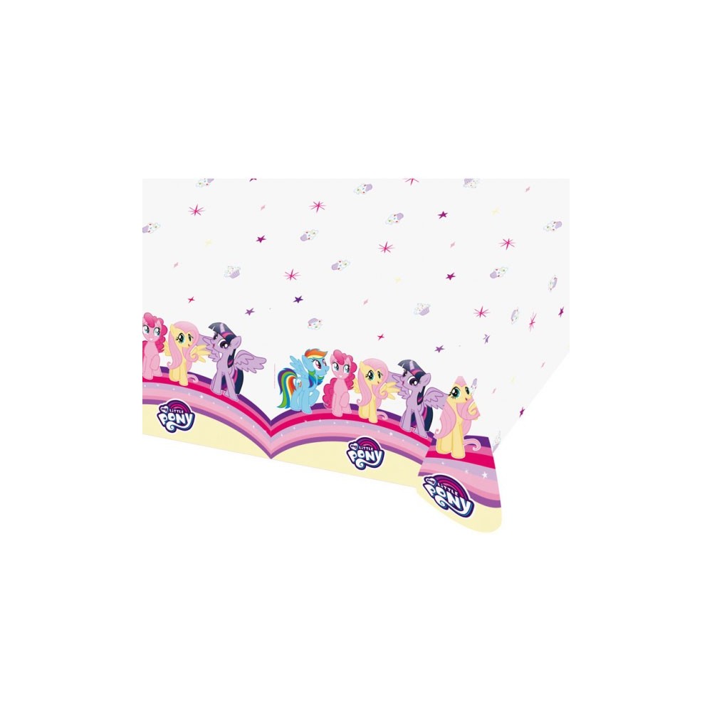 My Little Pony Rainbow Sparkle plastic tablecloth 120x180 cm