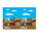 Construction Grabber plastic tablecloth 120x180 cm