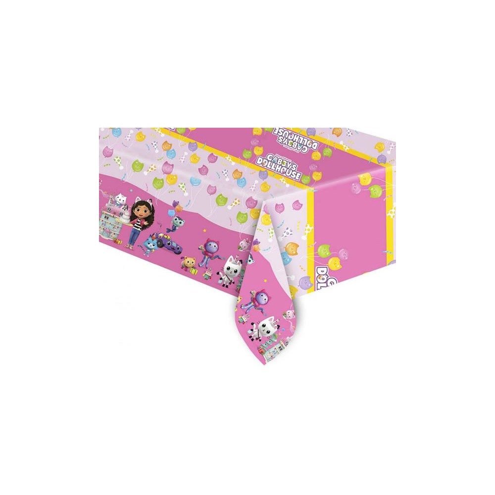 Gabby's Dollhouse Friends plastic tablecloth 120x180 cm