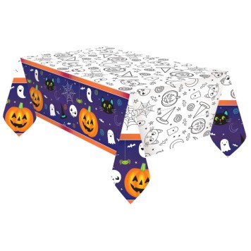 Halloween Friends paper tablecloth 120x180 cm