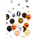 Halloween Scary Balloons paper tablecloth 120x180 cm