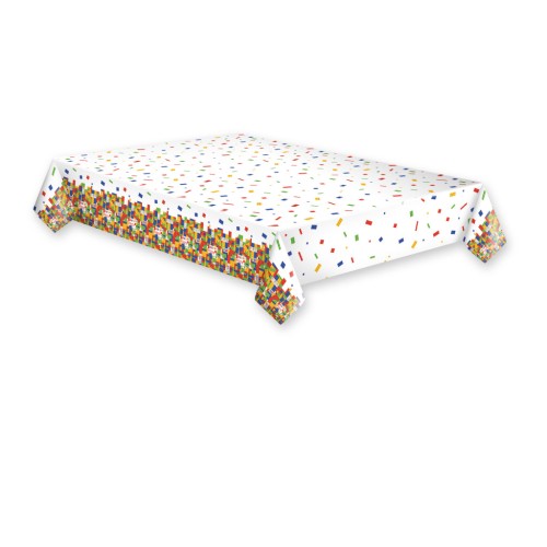 Happy Birthday Building Blocks Happy Birthday paper tablecloth 120x180 cm