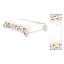 Happy Birthday Dots Happy Birthday paper tablecloth 120x180 cm