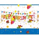 Happy Birthday Kokliko Happy Birthday plastic tablecloth 120x180 cm