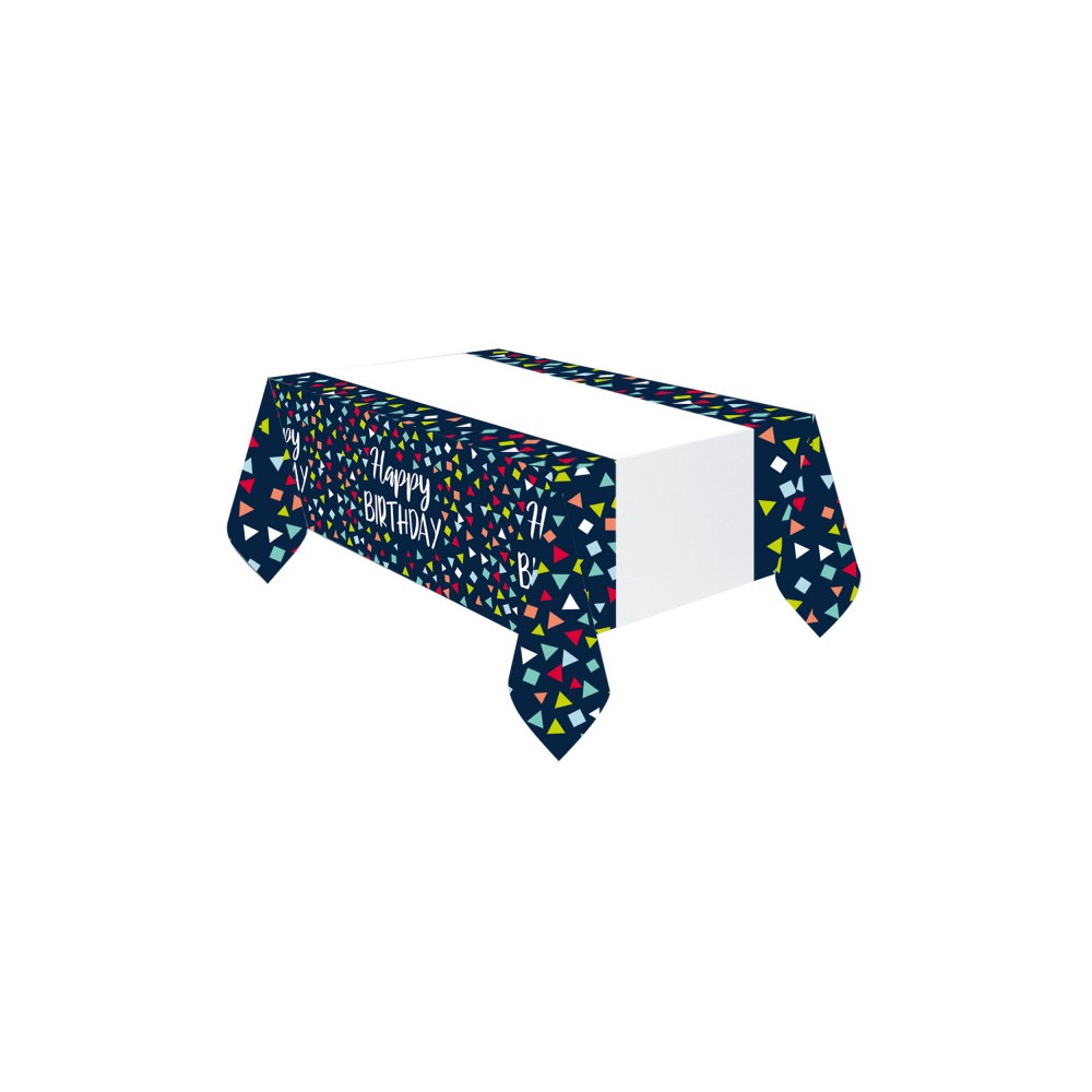 Happy Birthday Reason To Celebrate Happy Birthday paper tablecloth 120x180 cm