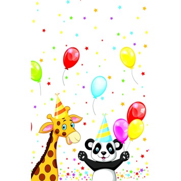 Happy Birthday Star Happy Birthday paper tablecloth 120x180 cm