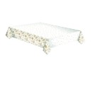 Christmas Botanical Gold paper tablecloth 120x180 cm