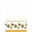Christmas Charming Baubles paper tablecloth 120x180 cm
