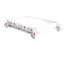 Christmas Funny Gnomes paper tablecloth 120x180 cm