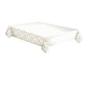 Christmas Gold Stars paper tablecloth 120x180 cm