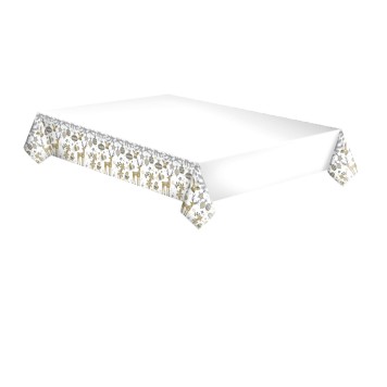 Christmas Nordic Style paper tablecloth 120x180 cm