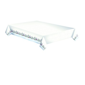 Christmas Snowy Village paper tablecloth 120x180 cm