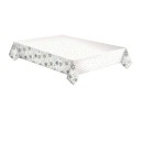 Christmas Stars and Twirls paper tablecloth 120x180 cm