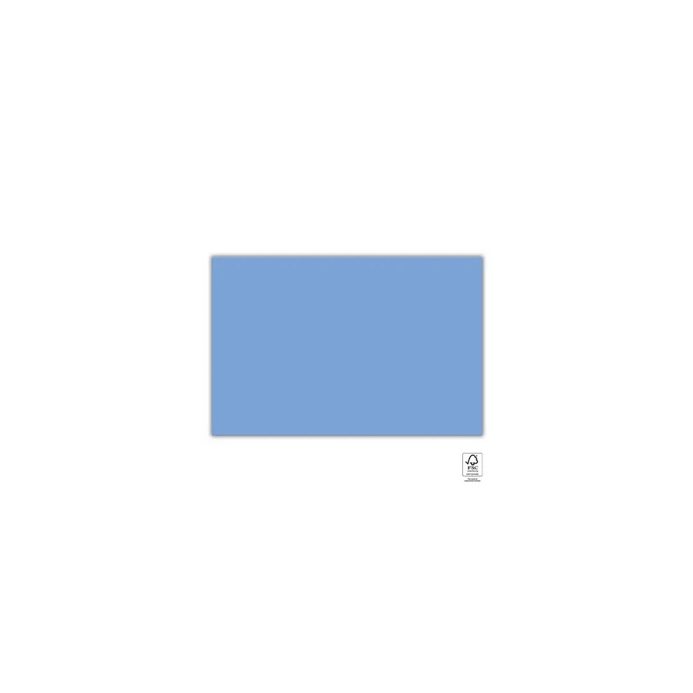 Colour Unicolour Blue paper tablecloth 120x180 cm FSC