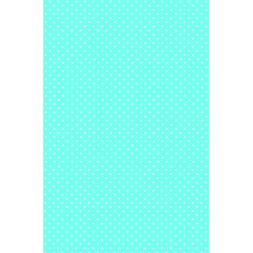 Colour White Dots Blue paper tablecloth 120x180 cm