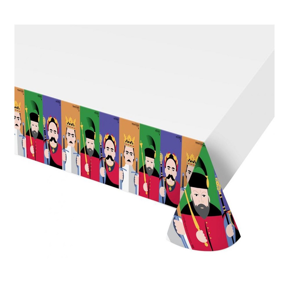 Party Royal Kings plastic tablecloth 132x182 cm
