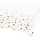 Colour Colorful Confetti Paper Tablecloth 120x180 cm