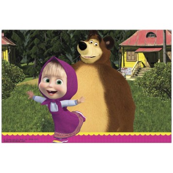 Masha and the Bear Forest plastic tablecloth 120x180 cm