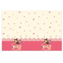 Masha and the Bear Sweet Heart plastic tablecloth 120x180 cm
