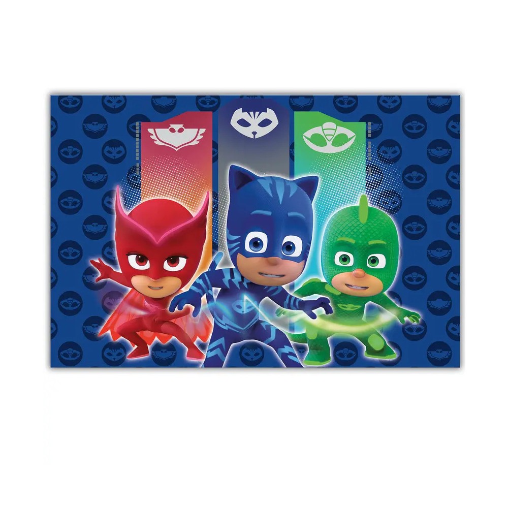 PJ Masks Trio plastic tablecloth 120x180 cm