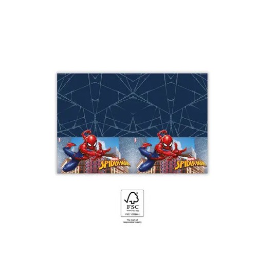 Spiderman Crime Fighter paper tablecloth 120x180 cm FSC