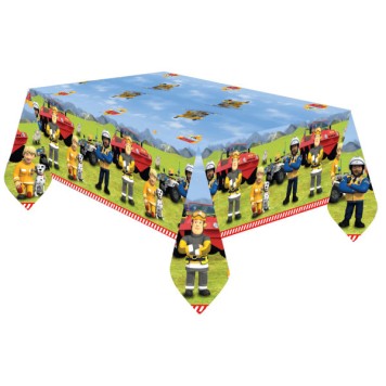 Fireman Sam Teamwork paper tablecloth 120x180 cm