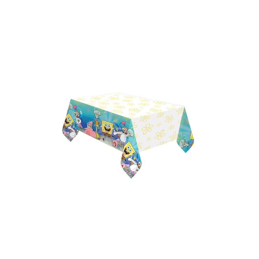 SpongeBob Laugh paper tablecloth 120x180 cm