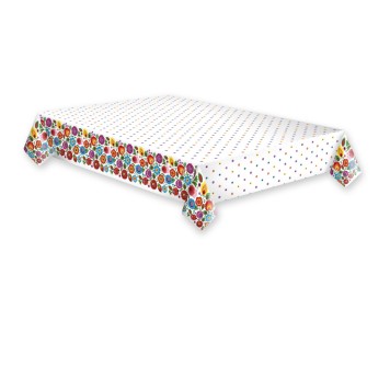 Colour Cutout paper tablecloth 120x180 cm