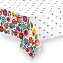 Colour Cutout paper tablecloth 120x180 cm