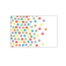 Colour Dots plastic tablecloth 120x180 cm