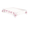 Unicorn Pink Heart paper tablecloth 120x180 cm