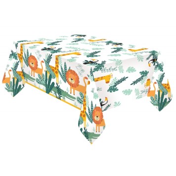 Animals Get Wild Wild paper tablecloth 120x180 cm