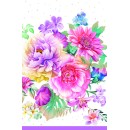 Colour Arrangement Flower paper tablecloth 120x180 cm