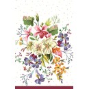 Colour Delicate Flowers Flower paper tablecloth 120x180 cm