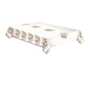 Colour Delicate Flowers Flower paper tablecloth 120x180 cm